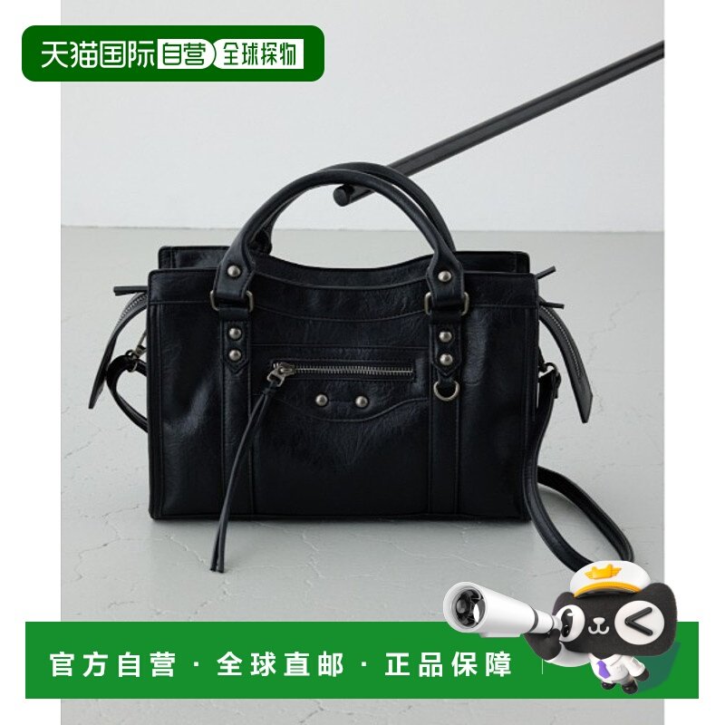 1h可退 日本直邮AZUL BY MOUSSY 女装 仿皮手提包 2WAY金属件设计