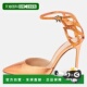 Rossi Fleur Metallic 自营Gianvito Orange Leather Sandals