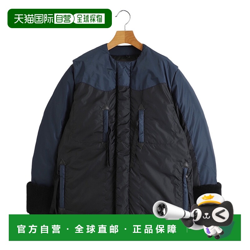 1h可退 日本直邮JUN MIKAMI 女士无领羊毛绒大衣 24AW32R羽绒