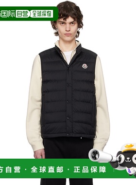 1h可退 香港直邮Moncler 盟可睐 男士 黑色 Barthe 羽绒马甲 K109