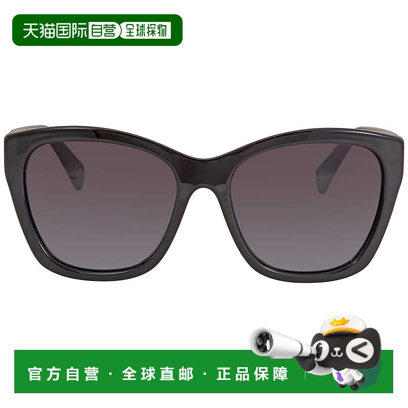 自营Salvatore Ferragamo Grey Gradient Cat Eye Ladies Sunglas