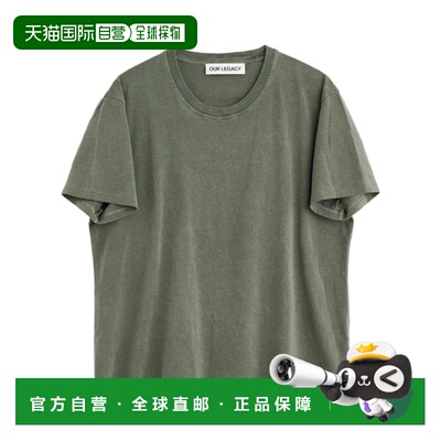 香港直邮OUR LEGACY 女士T恤 W2266CW SS2026 绿色 短袖T恤