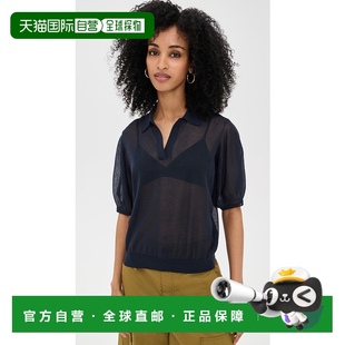 香港直邮THEORY 女士 1h可退 希尔瑞 宽身束腰Polo衫 舒适时尚