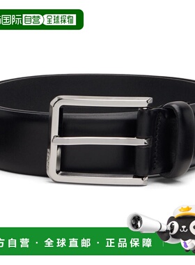 1h可退 香港直邮BOSS 波士 男士 黑色腰带 50537174 black黑色 舒