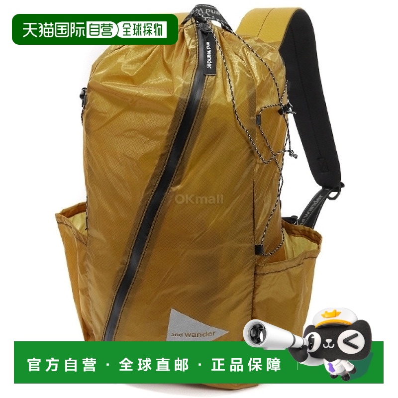 韩国直邮AND WANDER Sil 背包 - 黄色 (5745975211-060) 背包尼龙