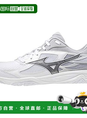 【日本直邮】Mizuno美津浓 排球鞋 轻量 白色x银色x灰色 29.0cm 2