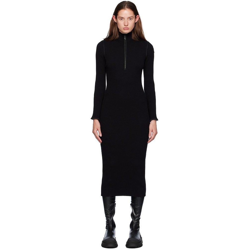 潮奢 Moncler 盟可睐 女士 黑色连衣裙 J20939L00006M4733