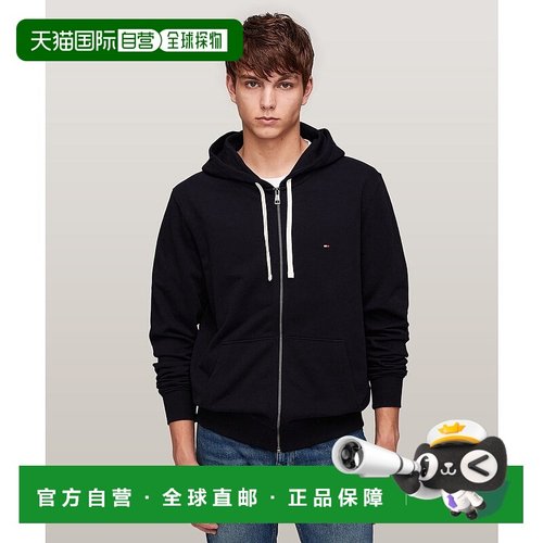 日本直邮TOMMY HILFIGER 基础款连帽拉链卫衣 [TO3203EM10983]
