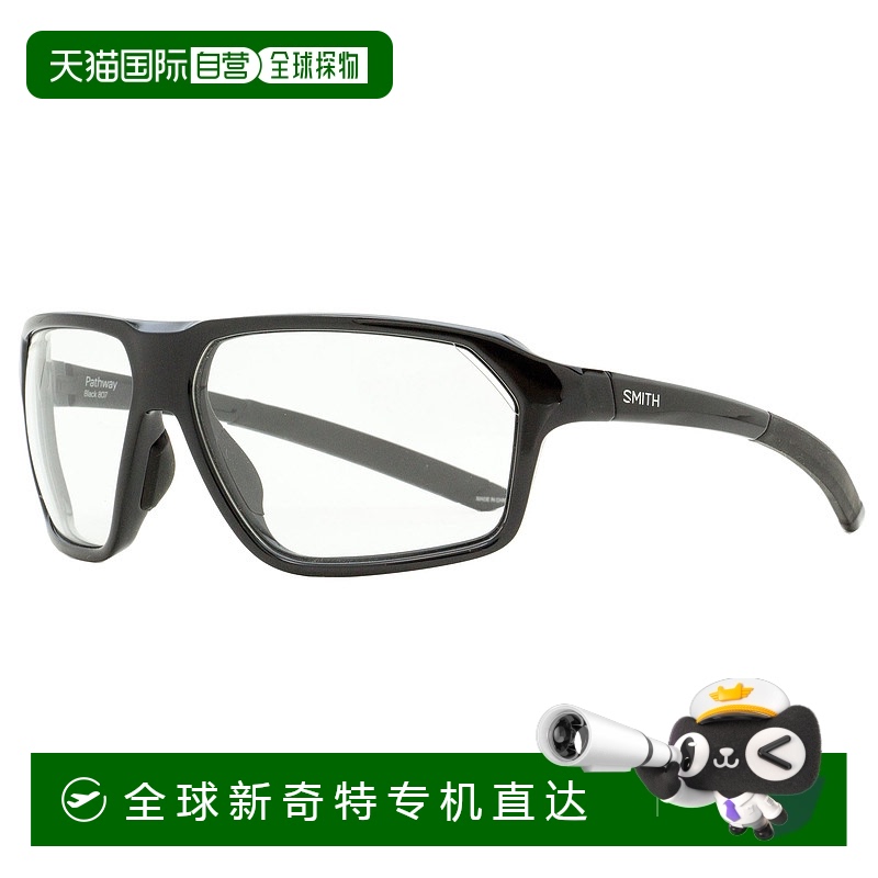 自营 Smith 中性变色太阳镜 Pathway 807KI 亮黑色 62 毫米 - 807