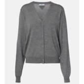 Prada 普拉达 女士 潮奢 初剪羊毛针织开衫