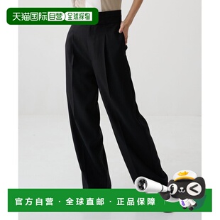 日本直邮UNITED TOKYO女士功能性亚麻纹直筒裤 144340001裤子