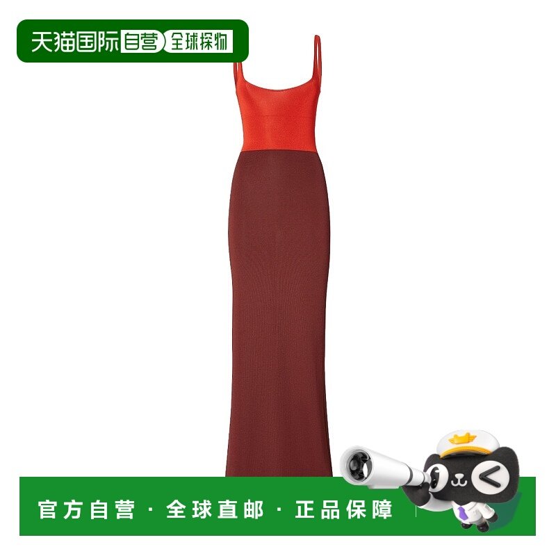 香港直邮FENDI 女士连衣裙 FZDD57AUI1F1TG6 AW2025 花色 无袖贴