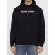 8083392A1189 卫衣 AW2025 黑色 hoodie BURBERRY Logo 男士