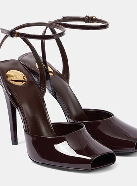 Saint Laurent 圣罗兰 女士 La Scandale 110 漆皮凉鞋 001124