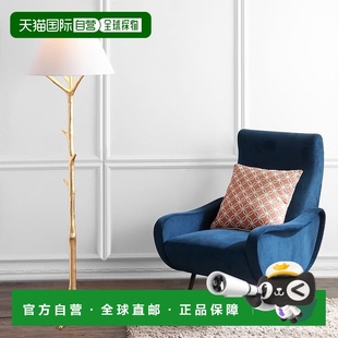 金 Resin jonathan yArbor 63.5 自营 LED Bois Faux 落地灯