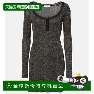 black黑色 女士 金银锦缎上衣 舒适时尚 Chloe 香港直邮潮奢 蔻依