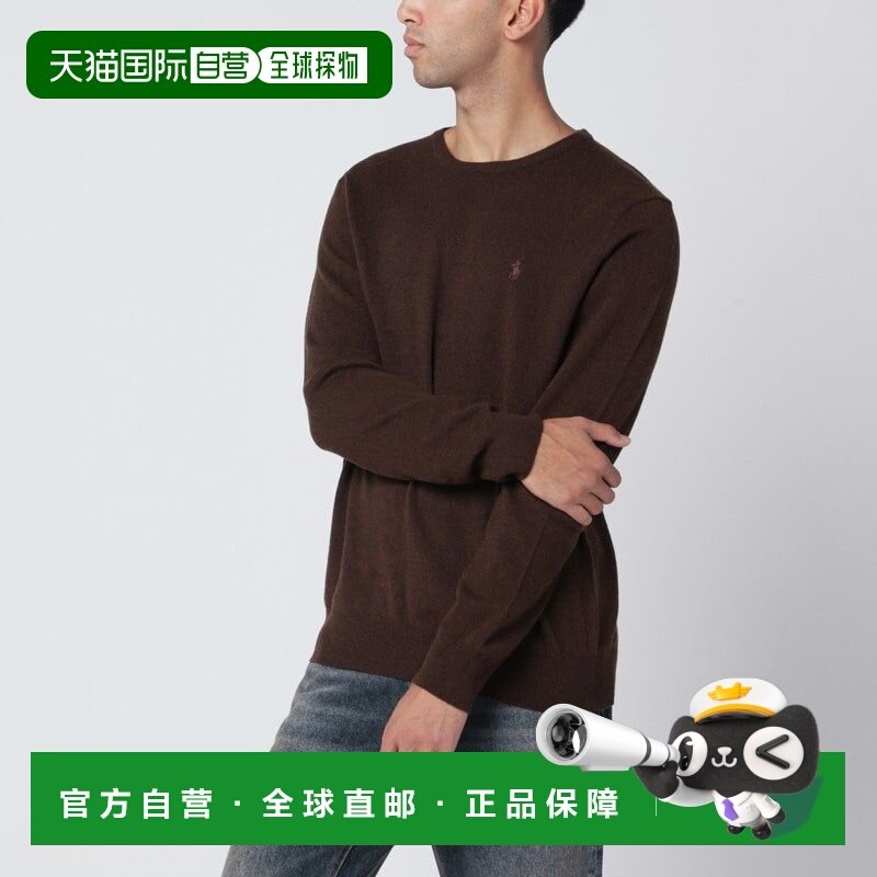 1h可退 香港直邮Polo Ralph Lauren Polo 拉夫 劳伦 男士 棕色羊,男装,针织衫/毛衣,淘宝优惠券,粉丝福利购,淘宝优惠卷