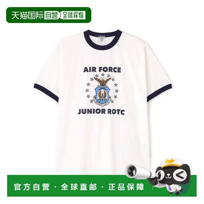 1h可退 日本直邮AVIREX 男士AF.JR军事学院风格短袖T恤  78351340