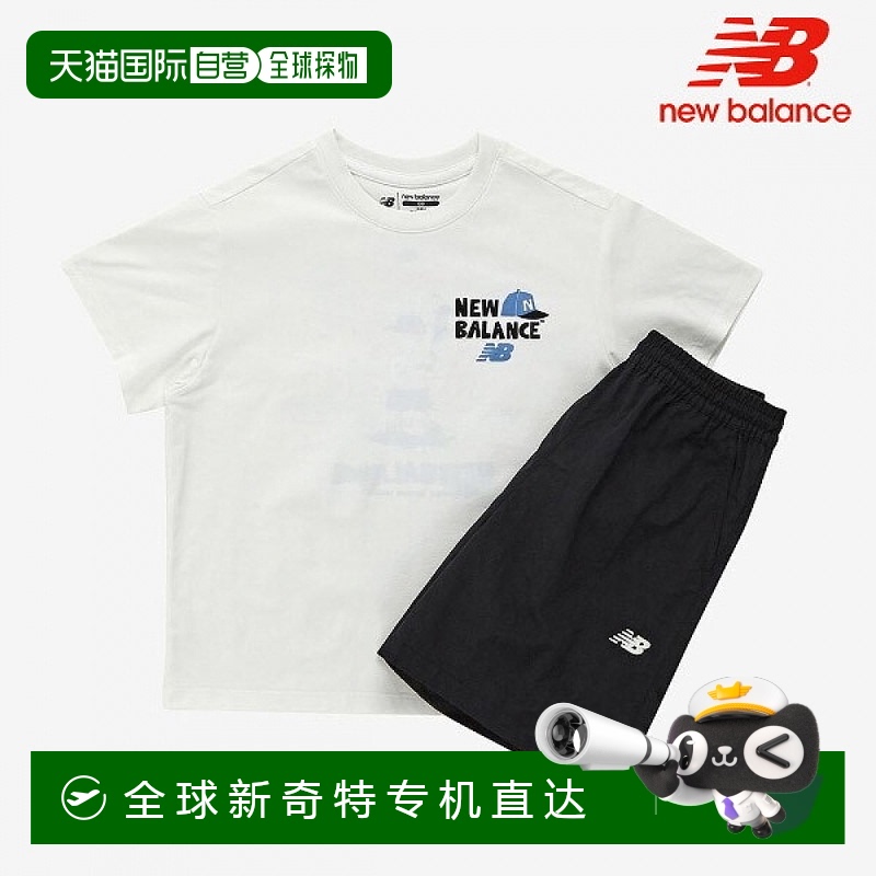 1h可退 韩国直邮newbalance  上装T恤短袖