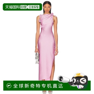 COPR44F5001 1h可退 香港直邮Coperni 女士 不对称花朵睡裙