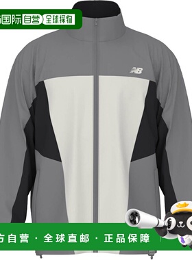 日本直邮New Balance 男士梭织运动外套灰色MJ61H33O训练上衣外套
