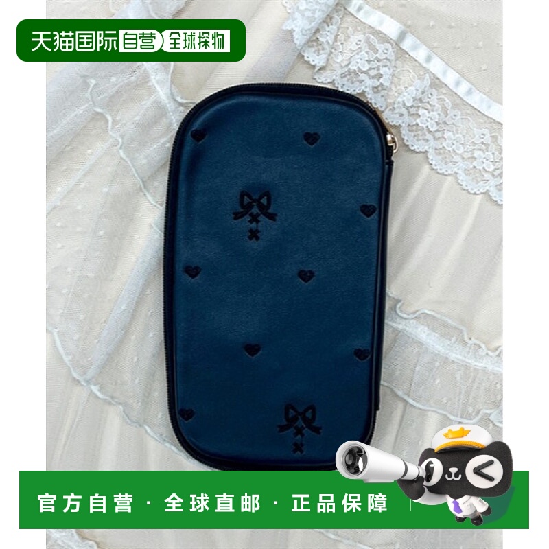 1h可退 日本直邮axes femme POETIQUE 女士心形刺绣多功能小包 BL