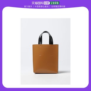 leather bag 女士Marni 香港直邮潮奢 玛尼 手提包 Museum Marni