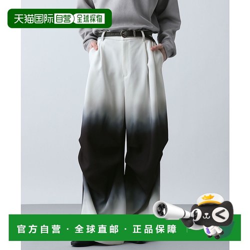 1h可退 日本直邮HARE男装宽松宽裤渐变印花设计感长裤 634321