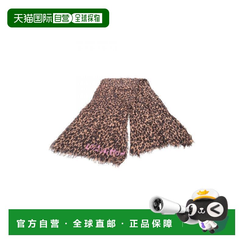 日本直邮中古LV路易威登女B级9新Stall披肩围巾丝绸围巾/丝巾棕色