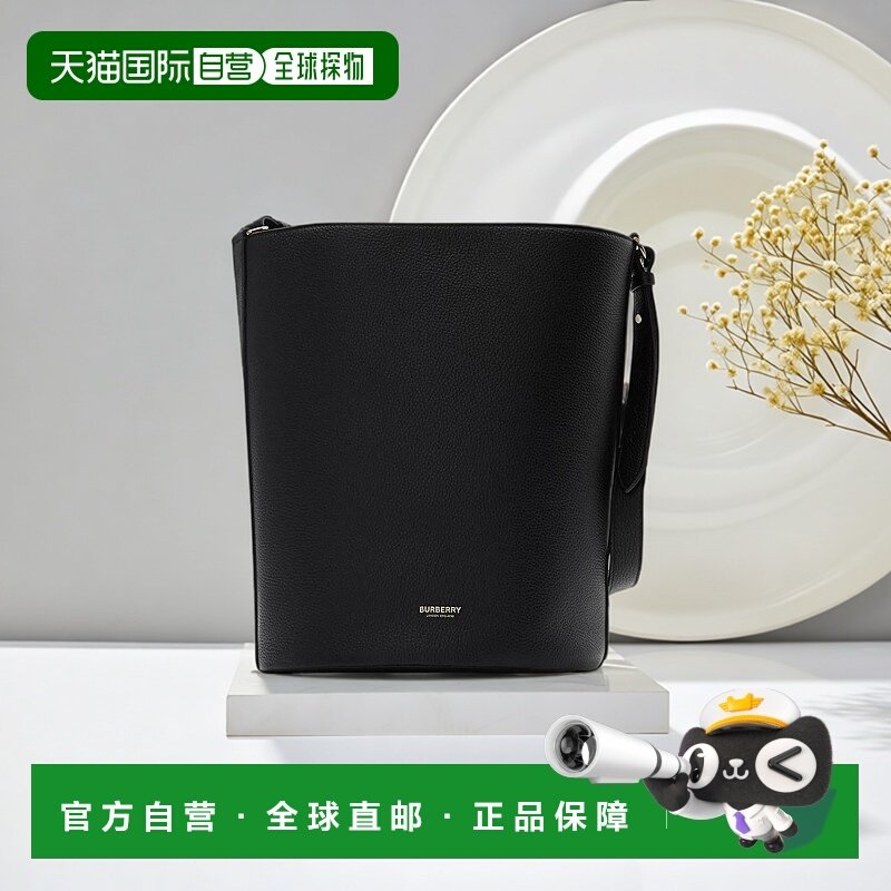 香港直邮Burberry 奥莱款 女士中号皮革水桶单肩手提包 80840361,箱包皮具/热销女包/男包,通用款女包,淘宝优惠券,粉丝福利购,淘宝优惠卷