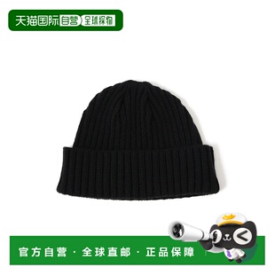 1h可退 日本直邮KIJIMA TAKAYUKI 女士 羊绒 针织贝雷帽 双层翻折