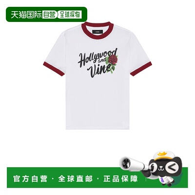 1h可退 香港直邮AMIRI 男士 Ringer 玫瑰T恤 AMJYTE1259 white白