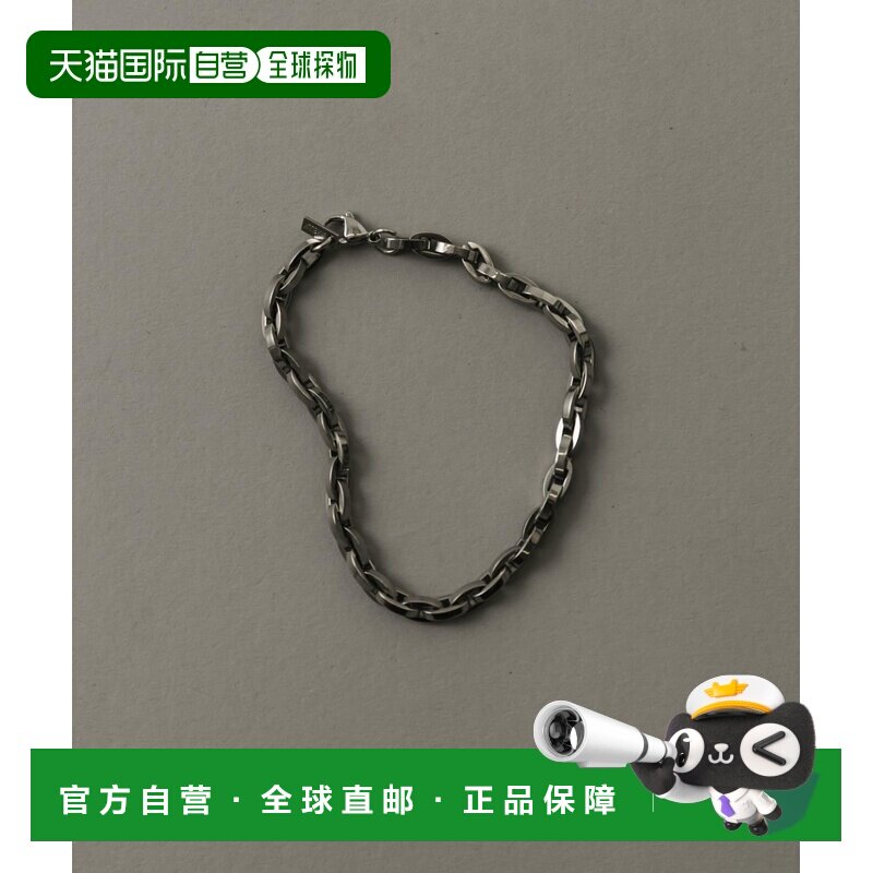 日本直邮SMELLY 男士 医用级不锈钢椭圆链式手链 SM261301205004