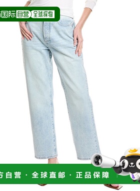 自营 DL1961 Demie Positano 直筒牛仔裤 - 蓝色 美国奥莱直发