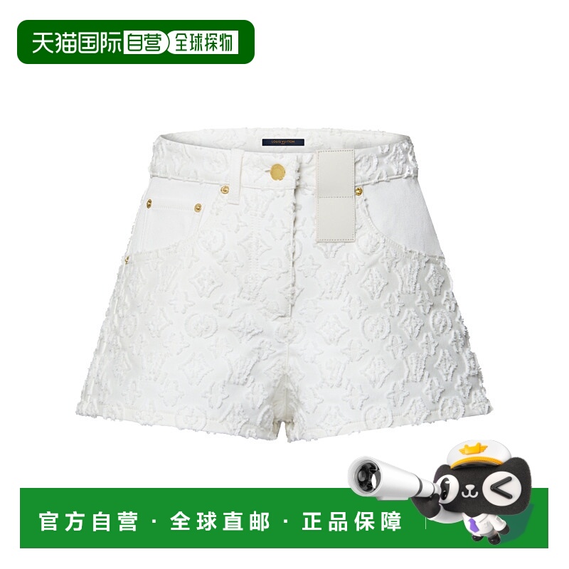1h可退 欧洲直邮LV (2025新品) Monogram Fil Coupe 牛仔短裤