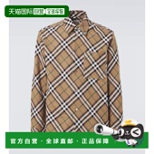 格纹棉质衬衫 1h可退 巴宝莉 男士 香港直邮潮奢 Burberry