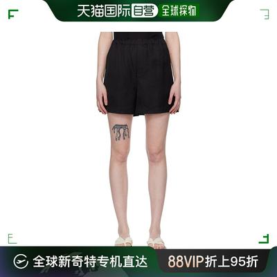 香港直邮潮奢 LOULOU STUDIO 女士 黑色 Seto 短裤 SETO