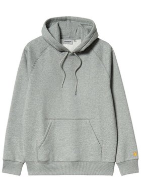 CARHARTT 男士针织毛衣 I03366100MXX AW2024 灰色 连帽长袖卫衣