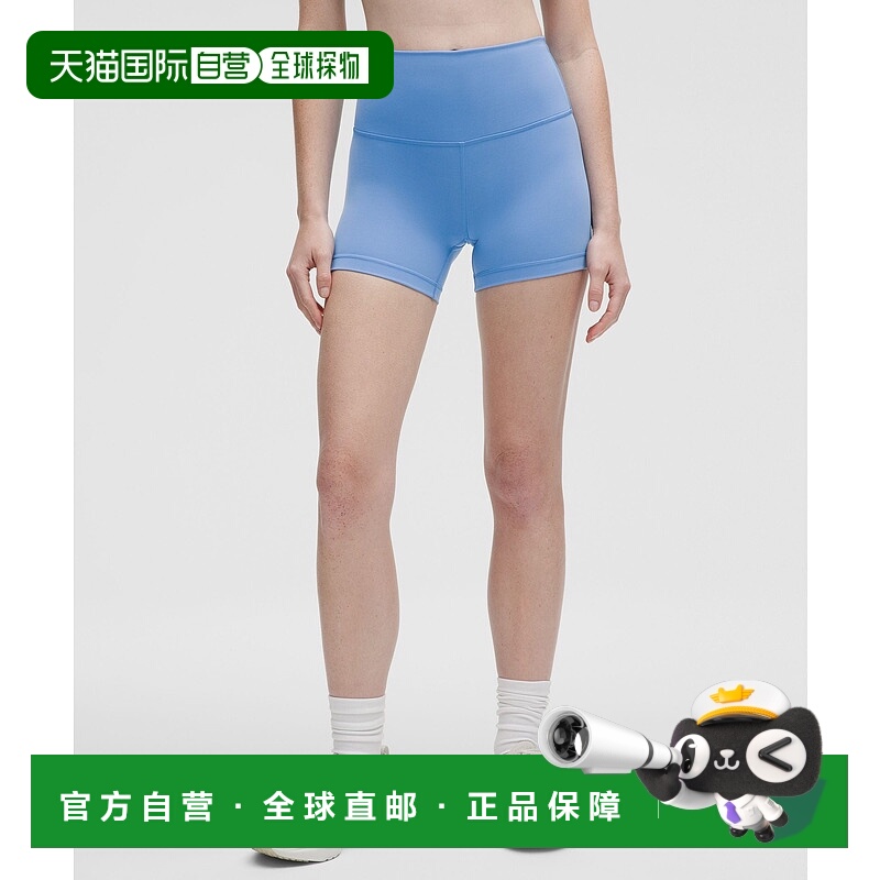 日本直邮 lululemon Wunder Train 4英寸高腰短裤 LW7BPSS
