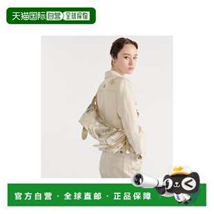 欧洲直邮DIOR D-Journey 中号手袋，采用裂纹小牛皮材质斜挎包