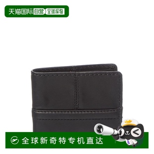美国奥莱直发 自营 Frye Nash皮革双折钱包 黑色