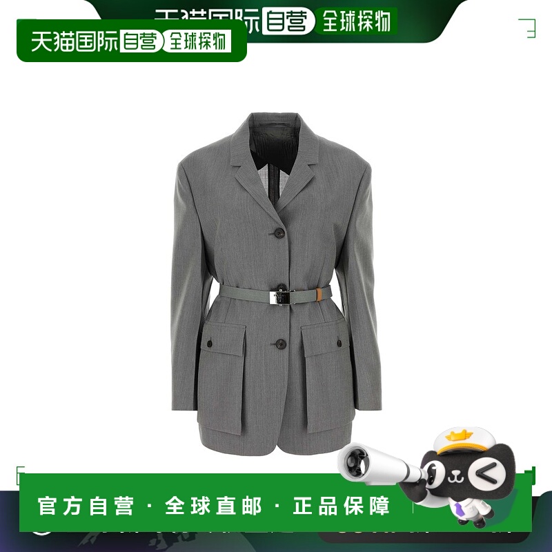 1h可退 香港直邮PRADA 女士西服 P544OHSOOO13NHF073X羊毛