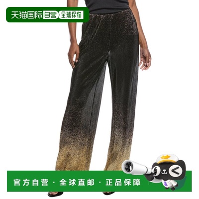 自营Vince Camuto Ribbed Pant - Black 阔腿裤美国直发奥莱