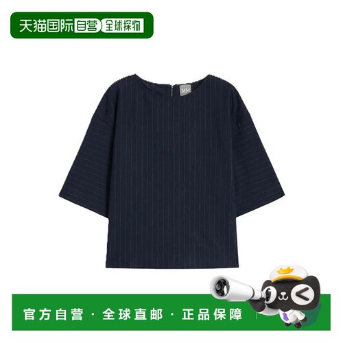 香港直邮MAX MARA 女士卫衣 252694604765E15 AW2025 蓝色 Kaya