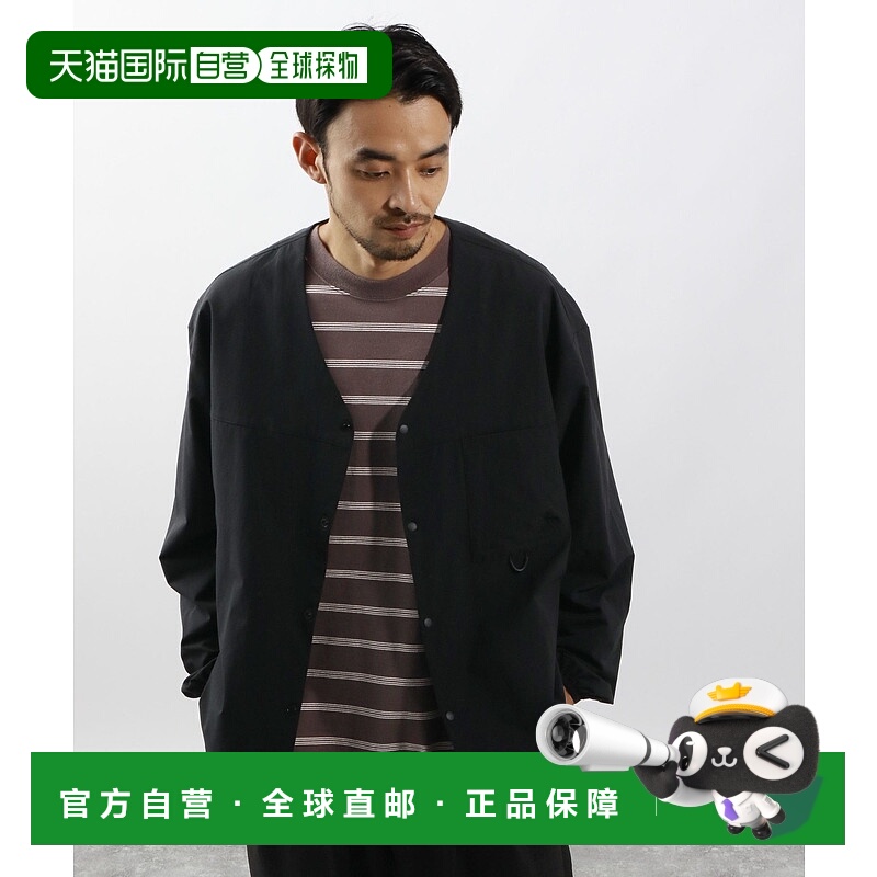 1h可退 日本直邮BUDDIES Dept. 男装 潮牌宽松卡其布针织衫 防紫