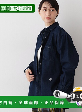 1h可退 日本直邮Dessin 女装 10OZ全棉丹宁衬衫 宽松多尺码设计 S