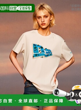 韩国直邮NEWERA LA13546356-IVORYT恤高档时尚百搭舒适 高级感