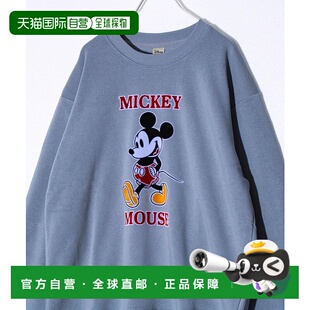 1h可退 日本直邮FREDY & GLOSTER 男女同款 立体刺绣贴布 米奇加