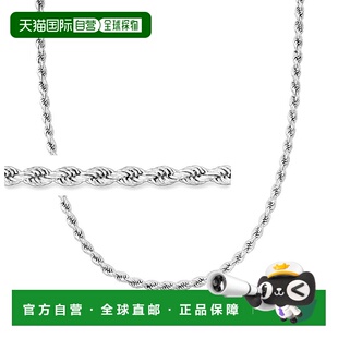 Ross-Simons 4mm Sterling Silver Rope Chain Necklace - 24 in