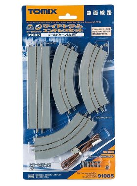 日本直邮TOMIX宽电车超迷你轨道套装SA-WTpa91085火车模型滑轨组